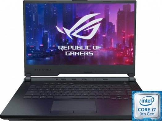 Asus ROG STRIX G G531GT-BQ165T-STRIX G Gaming Laptop (Black) - Intel i7-9750H 2.6 GHz, 16 GB RAM, 512 GB SSD, Nvidia GeForce GTX 1650, 15.6 inches, Windows 10,Eng-Arb-KB | BQ165T