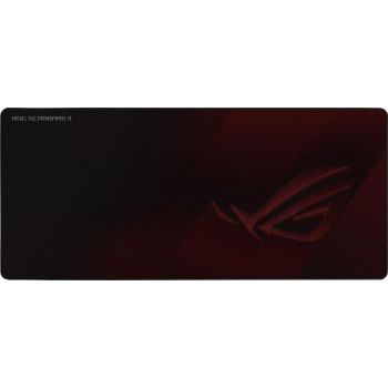 Asus NC08-ROG Strix Scabbard II - Protective Nano-Coating Fabric, Anti-Fray, Flat-Stitched Edges, Black, Red, 900 x 400 x 3 mm, Gaming Mouse Pad | 90MP0210-BPUA00
