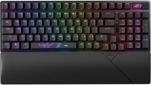 ASUS ROG X901 Strix Scope II 96% Gaming Keyboard, Hot-Swappable, ROG Omni Receiver, UV-Coated ABS keycaps, Tri-Mode Connection, Arabic Layout, Black | 90MP037A-BKCA00
