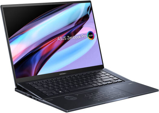 ASUS Zenbook Pro 16X OLED Creator Laptop, 16" OLED UHD 120Hz Touch Display, Intel Core i7-12700H, 16GB RAM, 1TB SSD, RTX 3060 6GB, Backlit English K/B, Windows 11 Home, Trch Black | UX7602Z-MME120WS