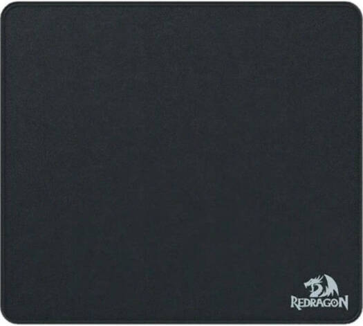 Redragon P031 Flick L Mousepad, 45 x 40 Dimensions, Waterproof Material, Anti-Fray Sewn & Double-Stitched Edges, Black | P031