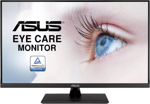 ASUS VP32AQ Eye Care Monitor, 32" QHD IPS Display, 75Hz Refresh Rate, 5ms (GtG) Response Time, AMD FreeSync Technology, 1.07b Display Colors, Black | VP32AQ