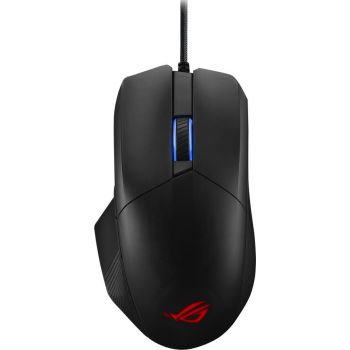 ASUS ROG P511 Chakram Core Wired RGB Gaming Mouse, 16000 dpi Optical Sensor, Programmable Joystick, Stealth Button AURA Sync, 1.8m USB 2.0 TypeC to TypeA Braided Cable | 90MP01T0-BMUA00