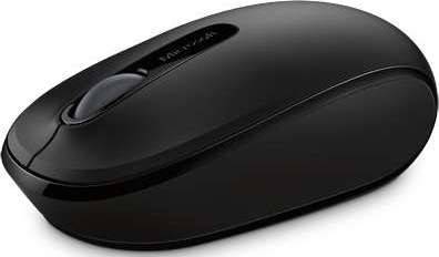 Microsoft 1850 Wireless Mobile Mouse, 1000DPI LED Optical Tracking Sensor, Ambidextrous Design, 3 Buttons, Built-in Transceiver Storage, Up to 6 Months Battery Life, Black | U7Z-00004 / U7Z-00009