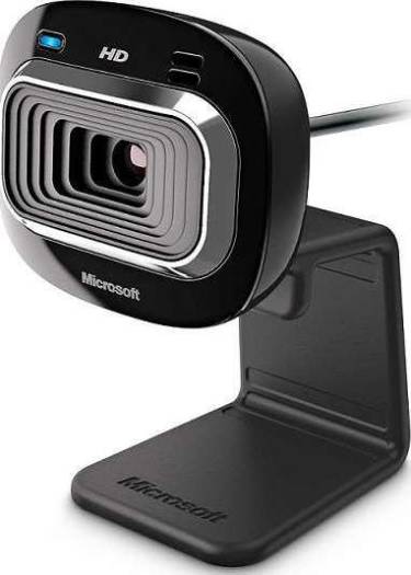 Microsoft LifeCam HD-3000 720p HD Webcam - Black | T3H-00013 - T4H-00004