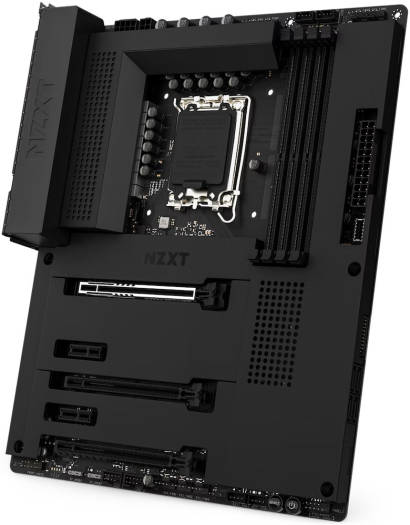 NZXT N7 Z790 LGA 1700 ATX Motherboard, Intel Z790 Chipset, Dual-Channel 4x DDR5 DIMM, 128GB Max Memory, PCIe 5.0 16, Wi-Fi 6E, BT V5.2, HDMIx1, 1x M.2, USB 2.0, USB 3.2 Type-C, Black | N7-Z79XT-B1