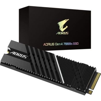 Gigabyte Aorus Gen4 1TB 7000s M.2 2280 PCI-Express 4.0 x4, NVMe 1.4 3D TLC Internal Solid State Drive (SSD) | GP-AG70S1TB