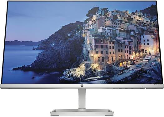 HP M24FD 24" FHD USB-C IPS Monitor, 75 Hz Refresh Rate, 5ms GtG, On Screen Controls,  AMD FreeSync, 99% sRGB, USB Type-A 5Gbps  / USB Type-C 5Gbps  / HDMI / VGA / DP, Silver | 474U1AS#ABV