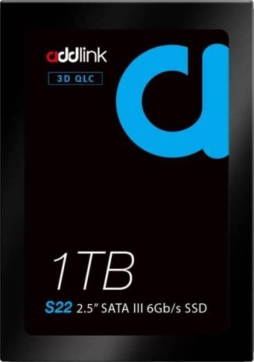 Addlink S22 1TB SSD QLC Sata III 6Gb/s 2.5 inch/7mm Internal Solid State Drive with Read 550MB/s Write 500MB/s | ad1TBS22S3S
