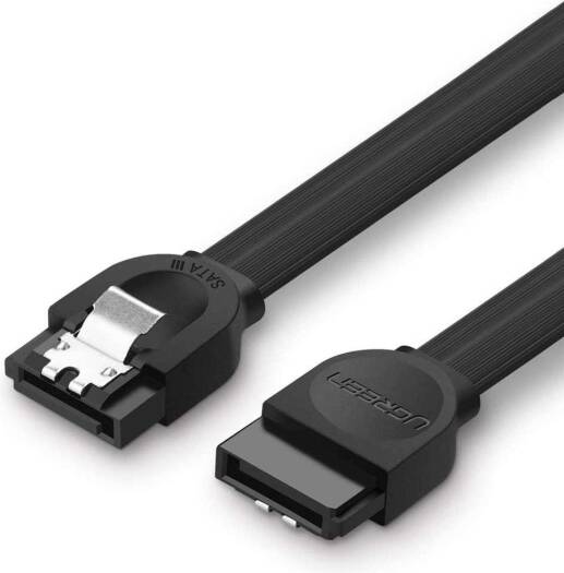 UGREEN SATA 3 Data Cable 0.5m (Black)
