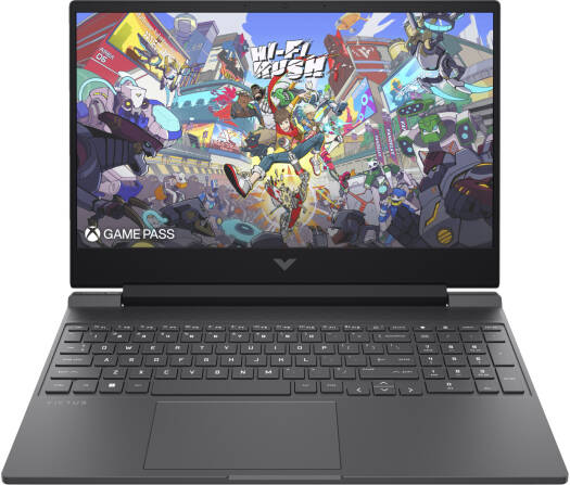 HP Victus 15-fb2000nr Gaming Laptop, 15.6" FHD IPS 144Hz Display, AMD Ryzen 7 8845HS, 16GB RAM, 1TB SSD, GeForce RTX 4060 8GB GPU, English Keyboard, Win11, Mica Silver | A0EE8UA#ABA