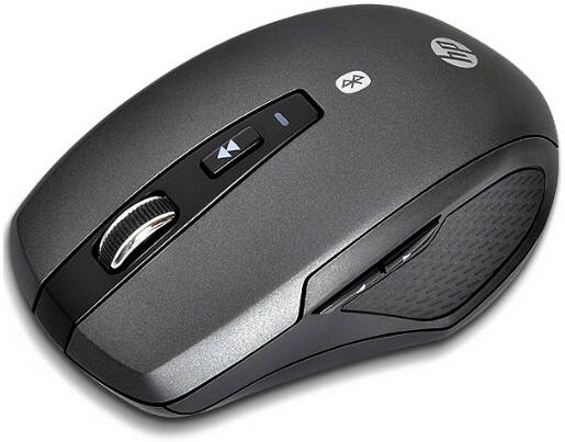 HP X9500 Bluetooth Mouse, 6 Buttons, Wireless Functionality, Operates on a 2.4GHz Frequency, 1600 DPI, Up to 6 Months Battery Life, Supports Windows 7, 8, 10, 11, and macOS 10.3 or Later, Gray | X9500
