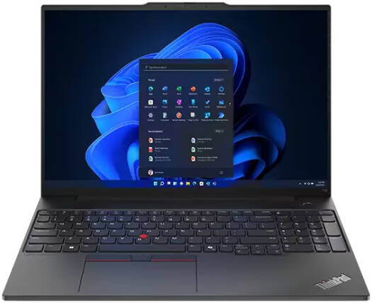 Lenovo ThinkPad E16 Gen 2 Laptop, 16" WUXGA IPS Display, Intel Core Ultra 5 125U Processor, 8GB RAM, 512GB SSD, Integrated Intel Graphics, ENG-ARB Backlit K/B, Windows 11 Pro, Black | 21MA0008GR