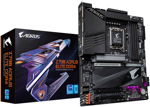 GIGABYTE Z790 AORUS ELITE DDR4 rev.1.0 LGA1700 ATX Motherboard, Intel Z790 Chipset, 4 x DDR4 DIMM, 128GB Max Memory, Realtek 2.5GbE LAN, 4x M.2, 1 x PCI E x16, 1x HDMI,USB 3.2/2.0 | Z790-A-ELITE-DDR4