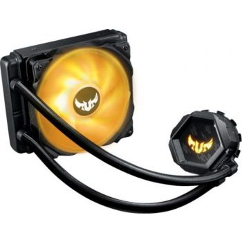 Asus TUF Gaming LC 120 RGB- Radiator Size 120mm, 1 x Fan Slot (120mm), All-in-One Liquid CPU Cooler With RGB Aura Sync | 90RC0081-M0UAY0