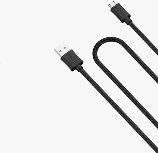 Cygnett Micro-USB to USB Fast Charging, Strong Cable, flexible  for Samsung S7/S6, Note, LG, Nexus, Nokia, PS4, Xbox Controller, Braided Cable - 2M /6ft - Black | CY2010PCCSL