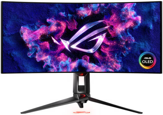 ASUS ROG Swift OLED PG34WCDM Gaming Monitor, 34" QHD OLED Display, 240Hz Refresh Rate, 0.03ms (GtG) Response Time, 800R Curvature, FreeSync Premium Pro, G-Sync Technology | 90LM09L0-B01A70