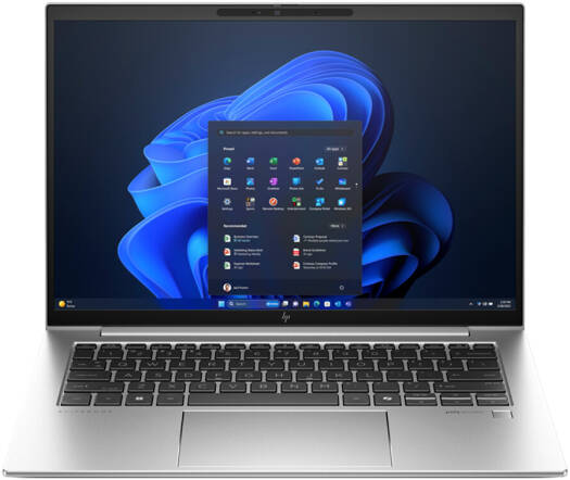 HP EliteBook 840 G11 Laptop, 14" WUXGA IPS Display, Intel Core Ultra 5 125U Processor, 16GB RAM, 512GB SSD, Intel Graphics, Premium Keyboard, Windows 11 Pro, Silver | 927U8ES#ABV