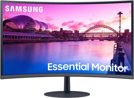 SAMSUNG 27" Curved Monitor with 1000R Curvature, Bezeless Design, FullHD VA 75 Hz Display, 4(GTG) Response Time, AMD FreeSync, Game Mode, 2x HDMI 1.4 / 1x Display Port 1.2, Black | LS27C390EAMXUE