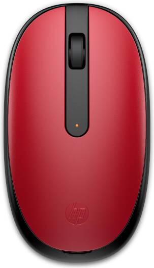 HP 240 Bluetooth Mouse, Ambidextrous Design, Up to 1600 DPI, Bluetooth 5.1 Wireless Connectivity, Compact, Portable, Red | 43N05AA