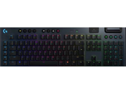 Logitech G915 LIGHTSPEED Wireless RGB Keyboard (Tactile), Bluetooth, LIGHTSYNC RGB, 5 Dedicated G-Keys Dedicated media control and edgeless volume wheel | 920-008910