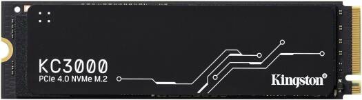 Kingston KC3000 4TB PCIe 4.0 NVMe M.2 Internal SSD, 7000MB/s Sequential Read & 7000MB/s Sequential Write Speed, 800TBW, 3D TLC NAND Technology, Double-sided, Black | SKC3000D/4096G