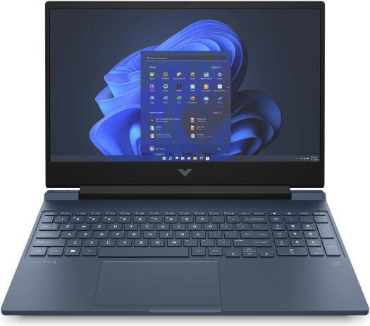 HP Victus 15-fa1657nr Gaming Laptop, 15.6" FHD IPS 144Hz Display, Intel Core i7-13620H, 16GB RAM, 512GB SSD, GeForce RTX 4060 8GB GPU, ENG Keyboard, Win11, Performance Blue | AN6Y6UA#ABA