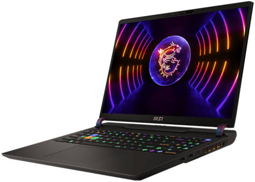 MSI Laptop Vector GP68 HX 13VH Gaming Laptop, 16" QHD+ 240Hz Display,  Intel Core i9-13980HX, 32GB RAM,  1 TB SSD, GeForce RTX 4080 12GB, RGB Backlit ENG-ARB K/B, Windows 11. Black | 9S7-15M122-213