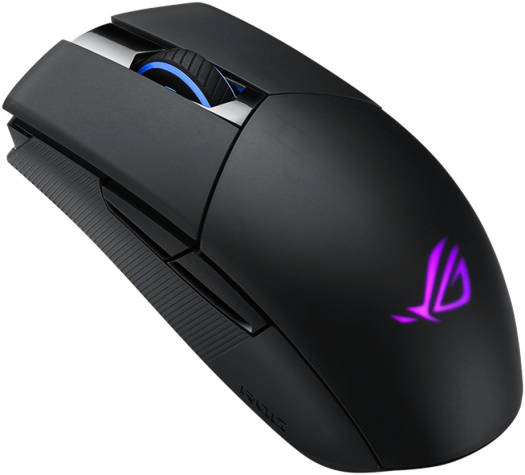 ASUS ROG Strix Impact II Wireless Gaming Mouse, 16,000 DPI, 5 Programmable Buttons, Aura Sync RGB Lighting, 2.4 GHz, 89H Long Battery Life, Lightweight, PTFE Mouse Feet, Black | 90MP01P0-BMUA00