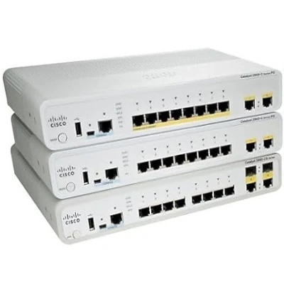 Cisco WS-C2960CG-8TC-L -Catalyst 2960C Switch 8 GE, 2 x Dual Uplink, LAN Base