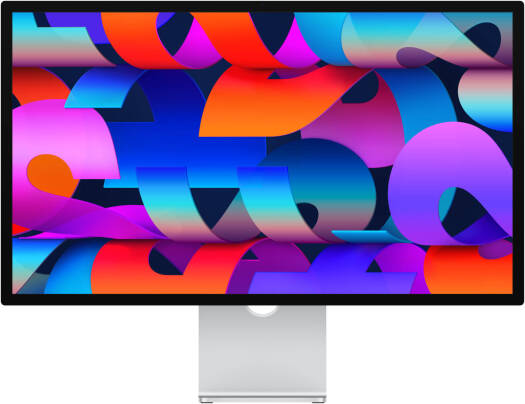 Apple Studio Display, 27" 5K Retina Display, Standard Glass, Tilt & Height Adjustable Stand, 5120x2880 Resolution, One Thunderbolt 3 Port, 3 USB-C Ports, 12MP Ultra Wide Camera | MK0Q3CS/A