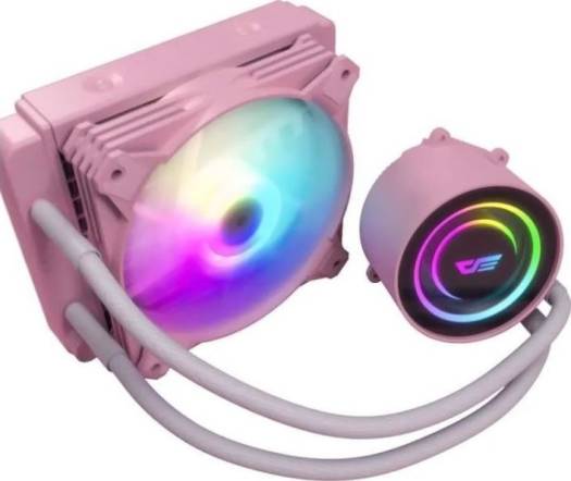 DarkFlash Twister DX120 Pink ARGB LED 120mm AIO Liquid Cooler | DX-120