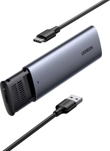 UGreen M.2 SATA SSD Enclosure, USB 3.1 Gen 2 to M2 NGFF to M.2 M+B/B-Key, Thunderbolt 3 External Drive Reader Compatible with WD Blue, Samsung 860 EVO, Crucial | 10903