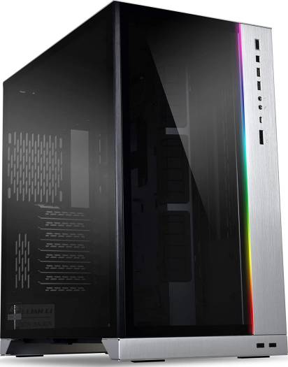 Lian Li O11 Dynamic XL ROG Certificated Tempered Glass E-ATX Full Tower Gaming Computer Case - Silver | PC-O11DXL-A