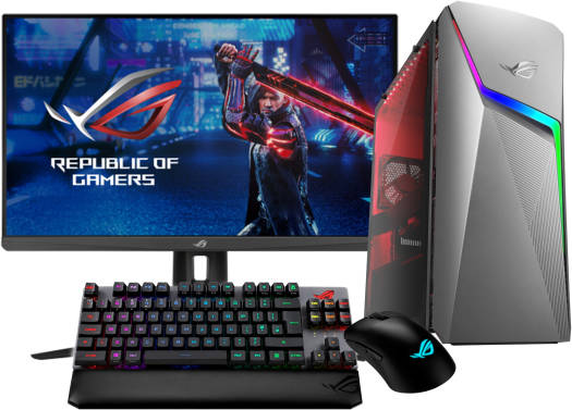 Asus Rog Strix R7 - Ryzen 7 5700G, RTX 3060 12GB, 16GB RAM, 1TB HDD + 256GB SSD, Keris AimPoint Gaming Mouse, X807 Scope RX TKL Optical Mechanical Keyboard, Rog Strix XG249CM 23.8''  Monitor