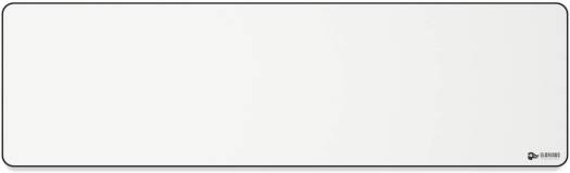 Glorious Extended Gaming Mouse Pad/Mat, 14x24'' Size, For Desk / Rubber Base / Computer, With Stitched Edges, White | GW-E