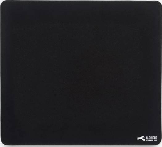 Glorious G-XL Extended Gaming Mouse Pad/Mat, Long Black Cloth, Mousepad, Stitched Edges, 18" x 16" | G-XL