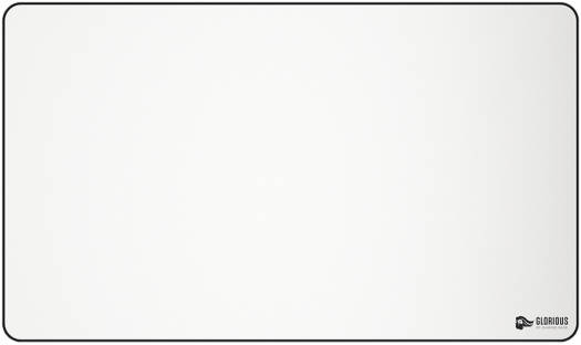 Glorious Extended XL 14 x 24" Gaming Mouse Pad, High Quality Foam Core, Anti-Slip Rubber Base, Machine Washable, Low Friction, Smooth Cloth Surface, White | GW-P