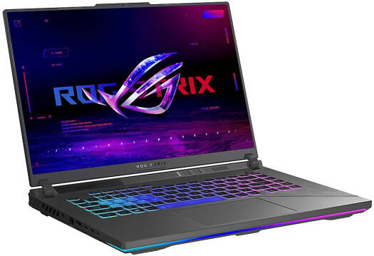 Asus ROG Strix G614JIR Gaming Laptop, 16" WQXGA IPS 240Hz Display, Intel Core i9-14900HX, 16GB RAM, 1TB SSD, GeForce RTX 4070 8GB Laptop GPU, ENG K/B, Win11, Gray | 90NR0IG5-M00280