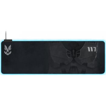 Razer Goliathus Chroma RGB Extended Gaming Mouse Mat - Halo Infinite Edition, Non Slip Rubber Base, Customizable RGB Lighting, Cloth Material, Black | RZ02-02500600-R3M1