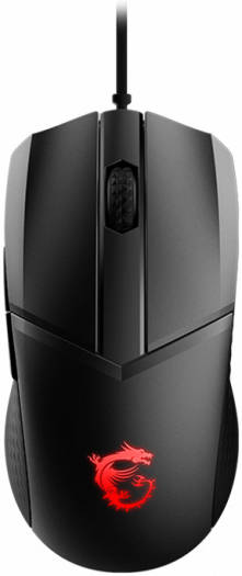 MSI Clutch GM41 Lightweight V2 Gaming Mouse, 16000 DPI Optical Sensor, 60M+ Click OMRON Switches, 6-Buttons, FriXionFree Cable, 1ms Latency, RGB Mystic Light, 65g, Wired | ?S12-0400D20-C54