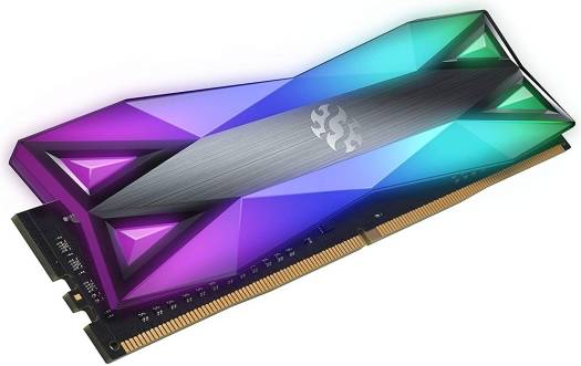 ADATA XPG SPECTRIX D60G 16 GB (1x 16GB) DDR4 Desktop Memory, 3600 MHz Memory Speed,  CL18-22-22Latency, Intel X299 Support, 1.35Volts, 288-pin DIMM, Unbuffered | AX4U360016G18I-ST60