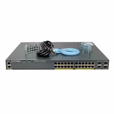 Cisco Catalyst WS-C2960X-24PS-L 24 Port Ethernet Switch with 370 Watt PoE