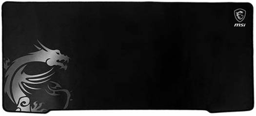 MSI Agility GD70 Gaming Mouse Pad (Silk Gaming Fabric Surface, Anti-slip nature rubber base ) Black | J02-VXXXXX1-EB9
