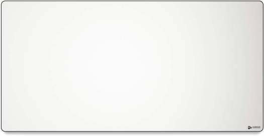 Glorious 3XL Extended Gaming Mouse Pad/Mat, 48x24'' Size, For Desk / Rubber Base / Computer, With Stitched Edges, White | GW-3XL