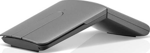 Lenovo Yoga Mouse with Lase Presenter, Ultra Slim 13.5mm, 180 Degree rotatable Hinge, 2.4G or Bluetooth 4.0 Wireless Connection - Silver | GY50U59626