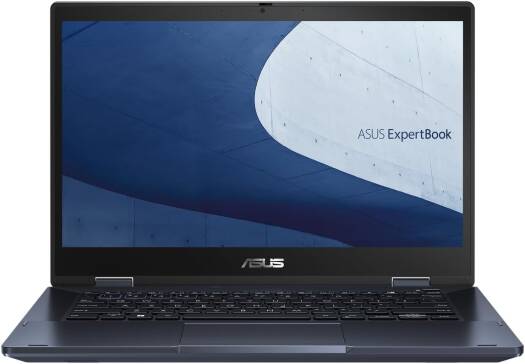 Asus ExpertBook B3 Flip Laptop, 14" FHD OLED Touch Display, Intel Core i7-1255U, 16GB RAM, 512GB SSD, Intel Iris Xe Graphics, ENG Keyboard, Free DOS, Dark Grey | B3402FBA-EC0971