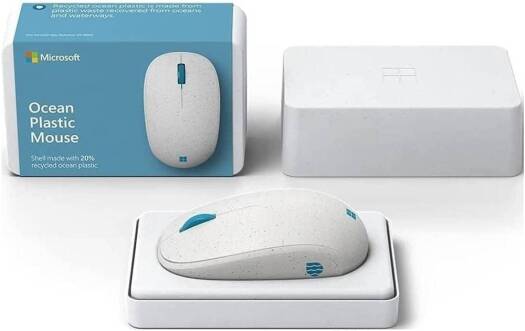 Microsoft Accessories Microsoft Bluetooth Ocean Plastic Mouse - White