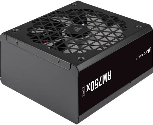 Corsair RM750x Shift Fully Modular ATX Full Modular Power Supply, 750W Power, 80 Plus Gold Efficiency, 140mm Fan with Zero RPM Mode, ATX 3.0 Certified & PCIe 5.0, Black | CP-9020251-UK