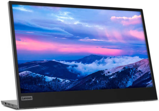 Lenovo L15 15.6" FHD Mobile Monitor, WLED IPS Panel Display, 60Hz Refresh Rate 6ms Response Time, Height Adjust Stand, 16.7 Million Colors, 2 x USB Type-C, Raven Black | 66E4UAC1WL